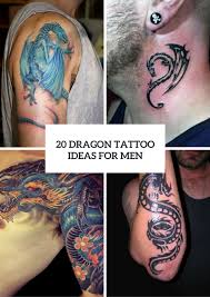 A dragon tattoo is always ideal because you are showcasing the best art as shown above. 20 Dragon Tattoo Design Ideas For Men Styleoholic