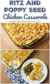 Ritz Poppy Seed Chicken Casserole Recipe Poppy Seed Chicken Casserole Poppy Seed Chicken Chicken Casserole