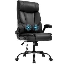 Best of all, enjoy no handling fees + free shipping on orders over $35. Office Chair Ergonomic Desk Chair Pu Leather Massage Computer Chair With Lumbar Support Flip Up Armrest Task Chair Rolling Swivel Executive Chair For Adults Black Walmart Com Walmart Com