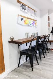 Cut the desk front (i). How To Build A Floating Desk