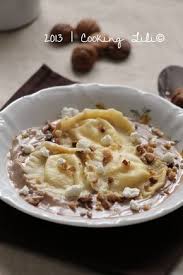 Ravioles De Chevre Et Veloute De Chaitaignes Recettes De Cuisine Cuisine Et Boissons Cuisine