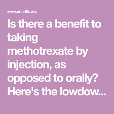 Is There A Benefit To Taking Methotrexate By Injection As Opposed To Orally Here S The Lowdown About Methotrexate Inje Injections Oral Medication Mouth Sores
