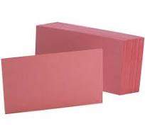 Oxford Colored Blank Index Cards