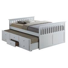 Click the link above to view the full review on this product! Storkcraft Marco Island Full Captain S Bed With Twin Trundle In White 09640 321
