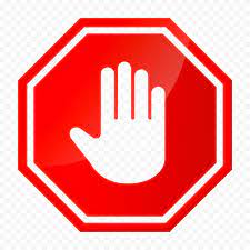 Hd Vector Outline Hand Stop Sign On Road Red Stop Png Stop Sign Png Outline