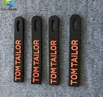 Custom Rubber embossed LOGO Pull Tabs suppliers,new disign ...