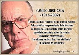 Obras destacadas de camilo j. Biografia De Camilo Jose Cela Escritor Caracteristicas De Su Obra Biografias E Historia Universal Argentina Y De La Ciencia