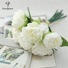 White anemone white roses white flowers floral bouquets wedding bouquets wedding planning inspiration wedding ideas arizona wedding pink and gold. 6 Heads Rose Wedding Bouquet Silk Artificial White Flowers Bridal Bouquet Diy Marriage Bouquets Wedding Centerpiece Floral Decor Wedding Bouquets Aliexpress