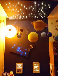 unser sonnensystem basteln mit kind planeten sonne merkur venus erde mars jupiter saturn uranus neptun planet sonne weltraum kinderzimmer sonnensystem