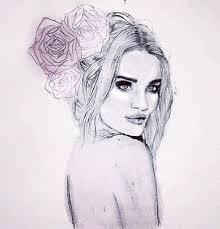 Pin By Niharikha On A R T Amazing Drawings Illustration Art Female Sketch