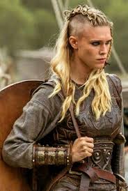 This adds distinctive character without taking away from the drama of your long flowing viking hairstyle. Female Vikings Braids Novocom Top