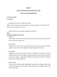 Trend 11 pertanyaan tentang akuntansi di indonesia. Tugas Bab 10 Transaksi Salam Srimaya Sari 43213110115 Pdf