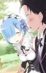 Re Zero Subaru And Rem Anime Anime Chibi Anime Artwork