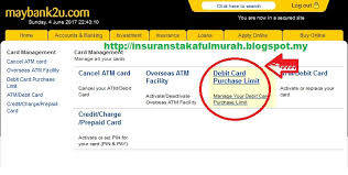 Activating your card is quick and easy. Cara Tukar Had Limit Debit Card Maybank Dan Cimb