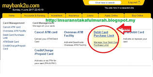 Maybank increases atm daily withdrawal limit from rm5 000 to rm10 000. Cara Tukar Had Limit Debit Card Maybank Dan Cimb