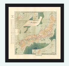 This period has sometimes been called that of. Vintage Map Of Japan 1913 Antque Map On Luulla