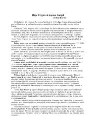 Text poetic modernist de ion barbu, gen: Riga Crypto Si Lapona Enigel Referat