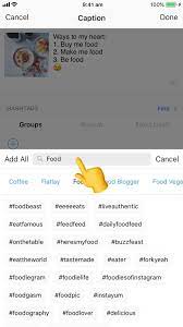 Best Instagram Hashtags For Food Photos Communities Bloggers Best Instagram Hashtags Food Hashtags Instagram Foodie Instagram