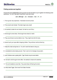 Simple And Compound Sentence Worksheet 6 Best Of Printable Grammar Worksheets Sentences In 2020 Complex Sentences Worksheets Combining Sentences Complex Sentences
