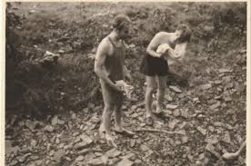 Vintage Foto Hübsche Jungen Knaben Jungmann in Badehose nude 1949 | eBay