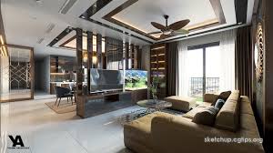 2278 Interior Apartment Scene Sketchup Model By Xuan Khanh Free Download Apartment Interior Sketchup Model Interior