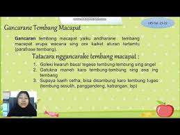 We did not find results for: Kelas Vi Tema 2 Subtema 2 Pb 3 Watak Lan Sasmitane Tembang Macapat Youtube