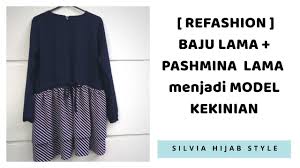Salah satu jenis kebaya yang cukup klasik ialah kebaya dengan bef atau kutubaru. Refashion Baju Bekas Jadi Modern Diy Makeover On Old Blouse And Old Pashmina Youtube