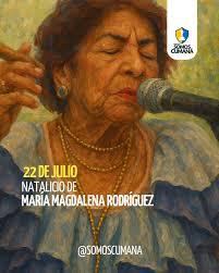 MaríaRodríguez 🌺 Conmemoramos 101 años del nacimiento de María Rodríguez,  la eterna “Voz de Cumaná” 🎤🌊. María Rodríguez, con su talento y  dedicación, supo capturar y transmitir la esencia de nuestras raíces