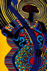 Bass Player Left Hand By Shomari George Smith African Art Paintings Afrocentric Art Art