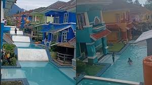 Cari penawaran terbaik untuk rumah yogyakarta mewah 2 lantai kolam renang. Viral Di Tiktok Video Kolam Renang Sambung Menyambung Di Belakang Deretan Rumah Mewah Banjarmasin Post