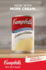 Recipe adapted from laura palmer. Cream Of Chicken Recipes Ideas Campbell S Kitchen Campbells Soup Recipes Campbell S Cream Of Chicken Campbells Recipes