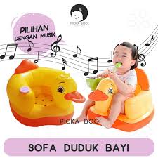 Hi bunda, inflatable baby chair ini lumayan berguna untuk melatih bayi belajar duduk dan bisa juga dipakai untuk bayi saat diberi. Kursi Sofa Tiup Ada Musik Tempat Duduk Bayi Balon Motif Binatang Infant Seat Kp02 Picka Boo Lazada Indonesia