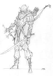 Free elf coloring pages for kids to download or to print. Elf Ranger By Grandanvil On Deviantart Elf Ranger Fantasy Art Dolls Concept Art Characters