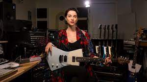 For some reason this one was taken down on their channel and i thought everyone. St Vincent Details Her Signature Ernie Ball Guitar Line S 2018 Update Paste