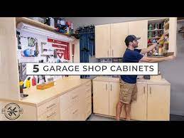 Fix this build that) 9. 5 Garage Shop Cabinets For Ultimate Diy Storage Youtube Shop Cabinets Garage Shop Storage Solutions Diy