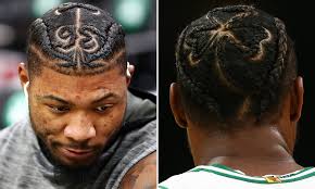 January 4, 2021 06:08 pm. Nba Star Marcus Smart Has Shamrock Woven Into His Hair Daily Mail Online