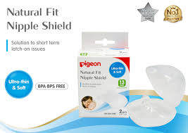 Natural Fit Silicone Nipple Sheld L 13mm 2pc Pigeon