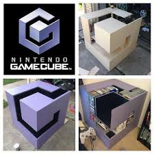 Nintendo Gamecube Table Gamer Room Diy Video Game Rooms Game Room Decor