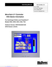 Mcquay Wsc Operating Manual Pdf Download