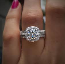This Stunning Three Band Engagement Ring Is From Tacori S Petitie Crescent Tacori Engagement Rings Wedding Ring Bands Engagement Ring Wedding Band