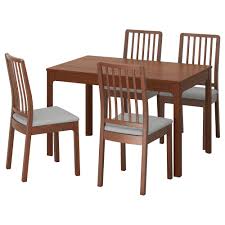 Ekedalen Ekedalen Table And 4 Chairs Brown Orrsta Light Gray Ikea Ikea Dining Table Set Ikea Dining Table Dining Room Table Chairs