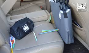 Keep Your Back Seat Kid Friendly Our Mini Duffle Travel Trash Tote Come In Handy For Your Back Seat Travelers Shop All Acce Cargo Liner Trash Bag Car Trash