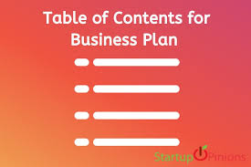 A business plan's executive summary should be the first thing in the business plan, after the table of contents (although some writers of business plans place the executive summary before the table of contents). Business Plan Table Of Contents Startup Opinions