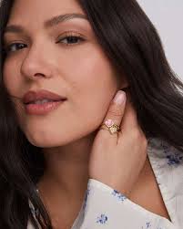 Mallory Rose Gold Ring Set