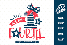 Download Girls 4th Of July Svg File It S My 1st Fourth Of July 612784 Cut Files Design Bundles