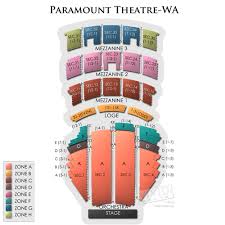 Paramount Theater Seattle Wa Seating Chart Elcho Table