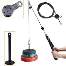 Buy Fitness Pulley Cable System Diy Loading Pin Lifting Triceps Rope Machine Workout At Affordable Prices Free Shipping Real Reviews With Photos Joom