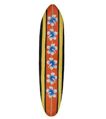 Le laboratoire de design de la marque automobile peugeot vient de réaliser, en signe de clin. Grande Planche De Surf 100cm Deco 6 Fleurs Hibiscus Haway
