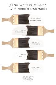 The neutrals that aren't too white or too dark! 5 Best True White Paint Colors With No Undertones