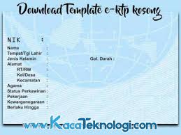 Cara print ktp di word agar pas bolak balik shalaman. Download Template E Ktp Terbaru Format Photoshop Psd Kaca Teknologi